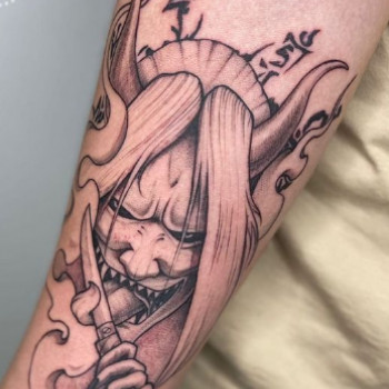 фото тату, , , демон